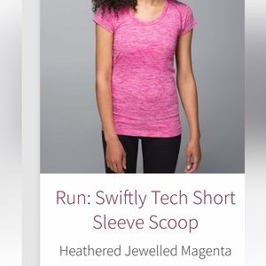 LULULEMON Swiftly Tech Short Sleeve Scoop